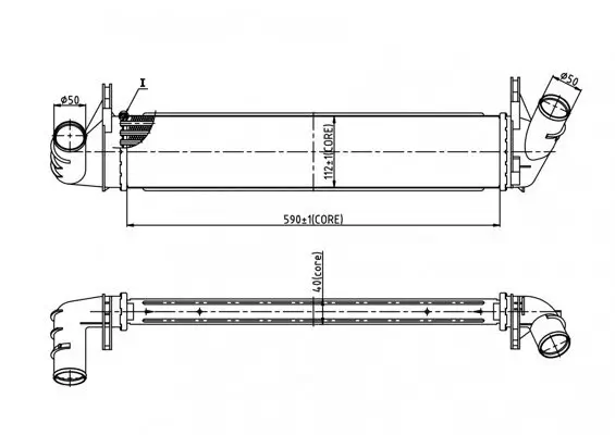 Ladeluftkühler HART 614 232