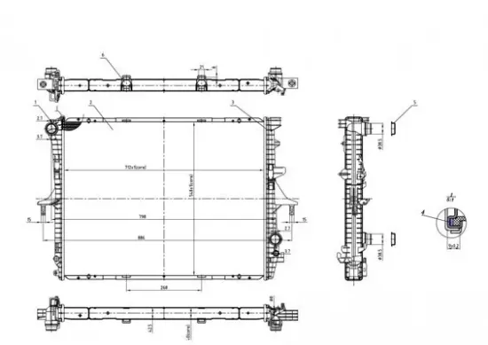 Kühler, Motorkühlung HART 617 310 Bild Kühler, Motorkühlung HART 617 310