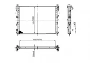 Kühler, Motorkühlung HART 618 592