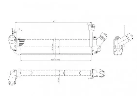 Ladeluftkühler HART 618 690