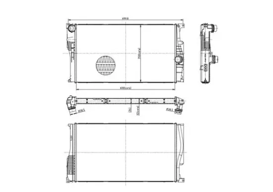 Kühler, Motorkühlung HART 620 041 Bild Kühler, Motorkühlung HART 620 041