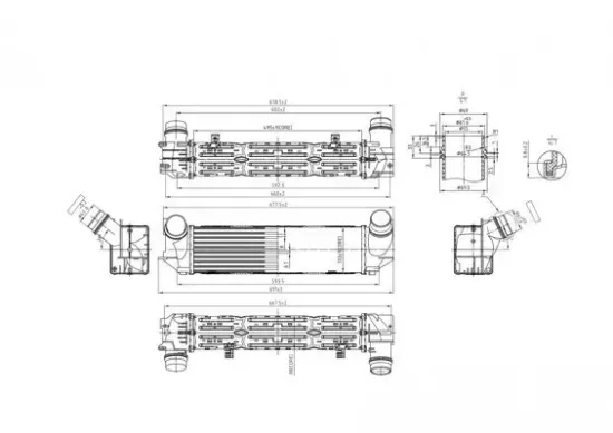 Ladeluftkühler HART 620 042 Bild Ladeluftkühler HART 620 042