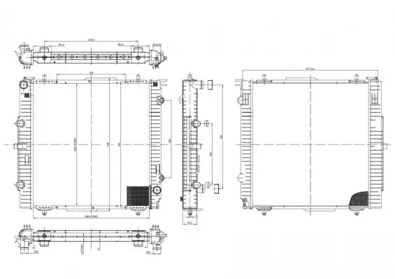 Kühler, Motorkühlung HART 620 257