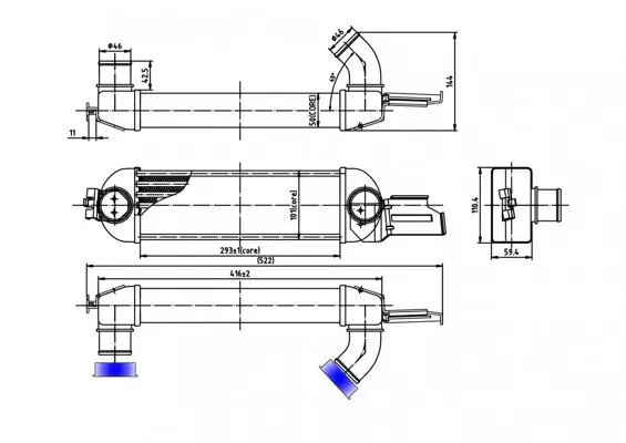 Ladeluftkühler HART 620 793