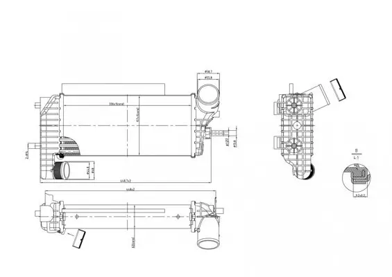 Ladeluftkühler HART 620 794