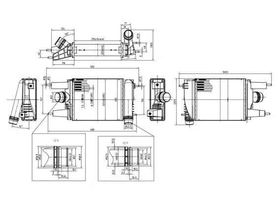 Ladeluftkühler HART 630 303