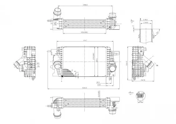 Ladeluftkühler HART 637 065