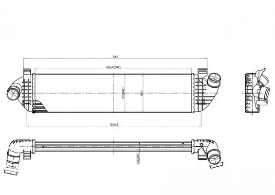 Ladeluftkühler HART 641 296