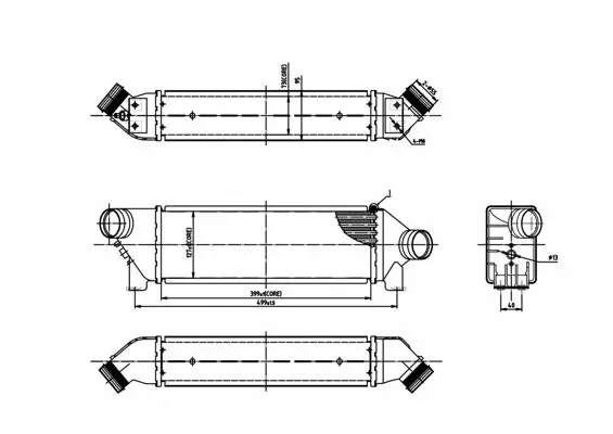 Ladeluftkühler HART 607 584