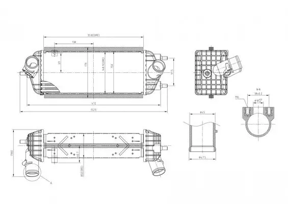 Ladeluftkühler HART 642 957