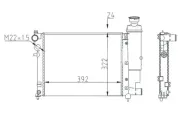 Kühler, Motorkühlung HART 600 482