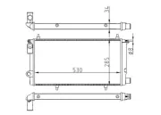 Kühler, Motorkühlung HART 600 539