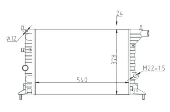 Kühler, Motorkühlung HART 600 756 Bild Kühler, Motorkühlung HART 600 756