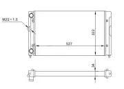 Kühler, Motorkühlung HART 600 931