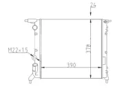 Kühler, Motorkühlung HART 601 403