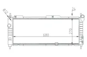 Kühler, Motorkühlung HART 602 105