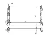 Kühler, Motorkühlung HART 602 771