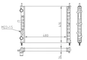 Kühler, Motorkühlung HART 603 318