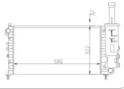 Kühler, Motorkühlung HART 604 072