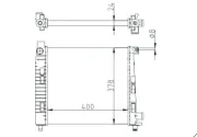 Kühler, Motorkühlung HART 611 181