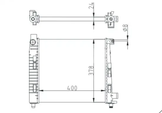 Kühler, Motorkühlung HART 611 181 Bild Kühler, Motorkühlung HART 611 181