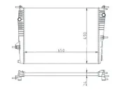 Kühler, Motorkühlung HART 611 193