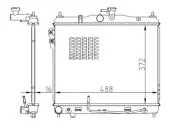 Kühler, Motorkühlung HART 611 621