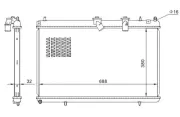 Kühler, Motorkühlung HART 611 627