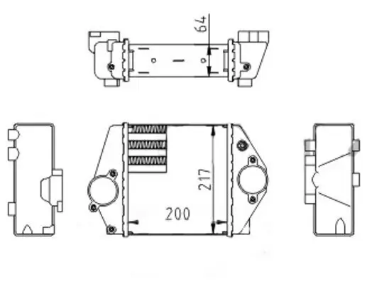 Ladeluftkühler HART 612 084