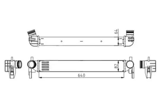 Ladeluftkühler HART 614 074 Bild Ladeluftkühler HART 614 074