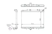 Kühler, Motorkühlung HART 620 258