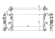 Kühler, Motorkühlung HART 642 967