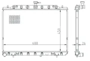 Kühler, Motorkühlung HART 643 023