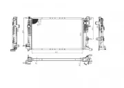 Kühler, Motorkühlung HART 646 019