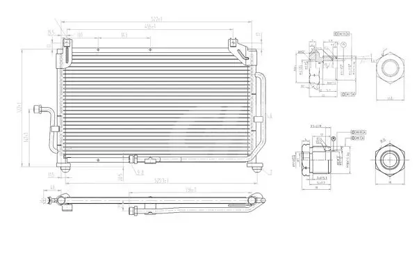 Kondensator, Klimaanlage HART 602 447