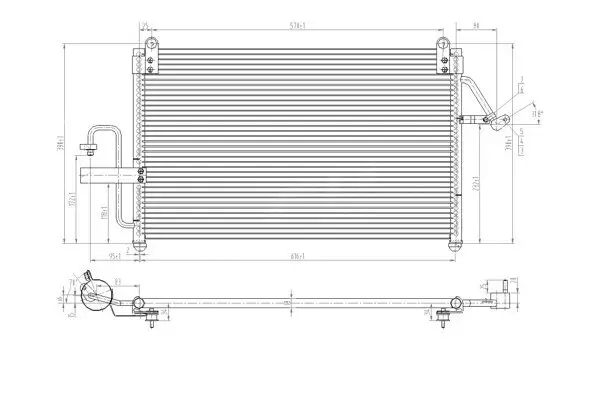 Kondensator, Klimaanlage HART 605 890
