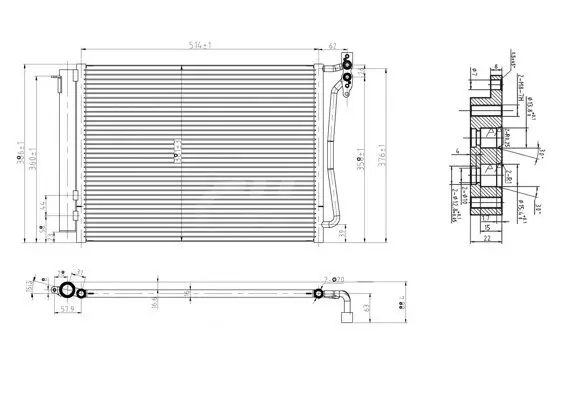 Kondensator, Klimaanlage HART 606 051