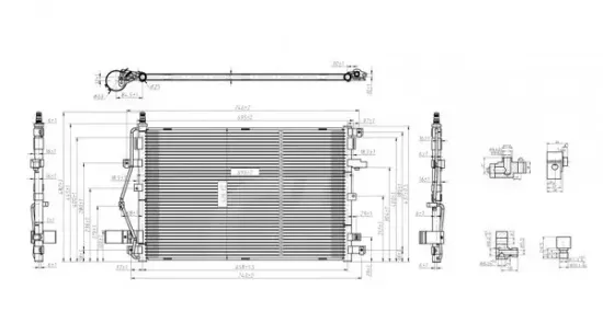 Kondensator, Klimaanlage HART 606 220 Bild Kondensator, Klimaanlage HART 606 220