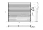 Kondensator, Klimaanlage HART 606 226