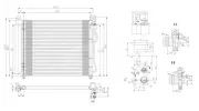 Kondensator, Klimaanlage HART 606 463