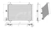 Kondensator, Klimaanlage HART 606 467