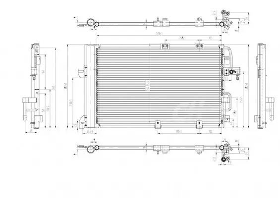 Kondensator, Klimaanlage HART 606 521