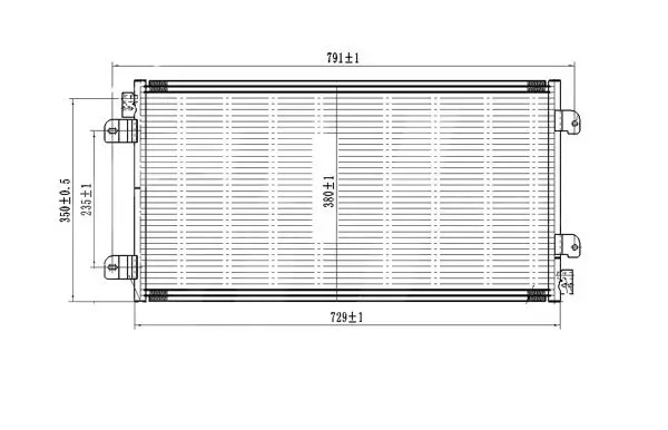 Kondensator, Klimaanlage HART 606 790