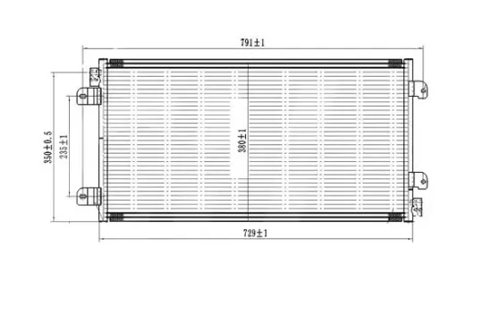 Kondensator, Klimaanlage HART 606 790 Bild Kondensator, Klimaanlage HART 606 790