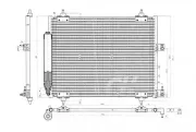 Kondensator, Klimaanlage HART 607 144