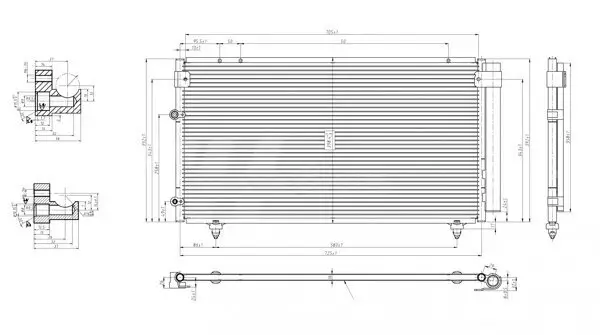 Kondensator, Klimaanlage HART 607 803