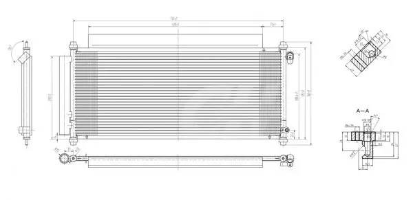 Kondensator, Klimaanlage HART 607 806
