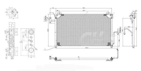 Kondensator, Klimaanlage HART 608 398