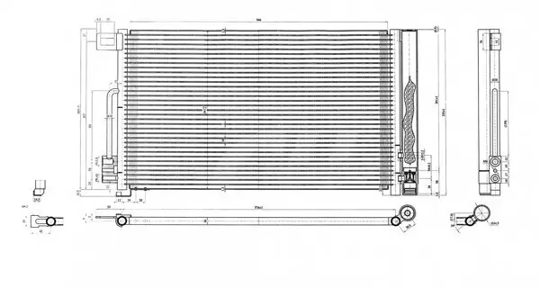 Kondensator, Klimaanlage HART 608 680