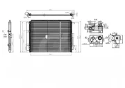 Kondensator, Klimaanlage HART 615 000